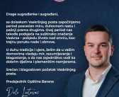 ČESTITKA PREDSJEDNIKA OPŠTINE BERANE POVODOM POČETKA VASKRŠNJEG POSTA
