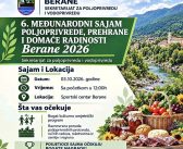 Berane domaćin 6. Međunarodnog sajma poljoprivrede, prehrane i domaće radinosti